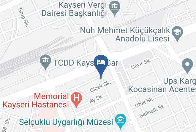 Kocasinan - Kayzer Hotel Maps
