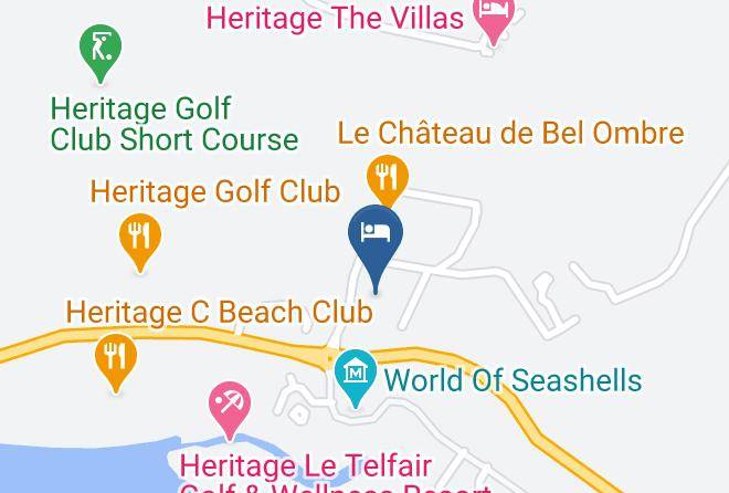 Bel Ombre - Kaz'alala Hosted B&b Maps