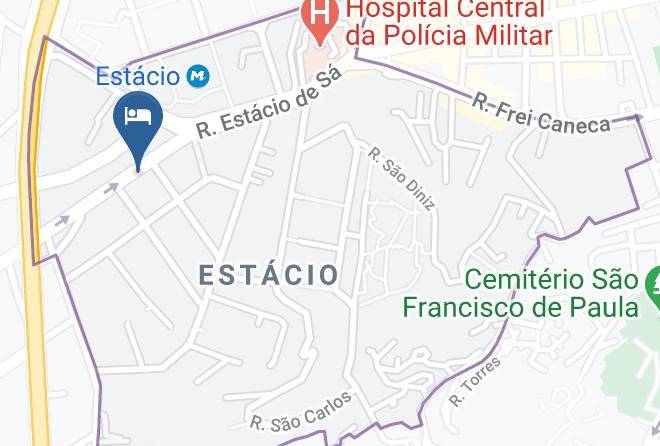 Rio De Janeiro Estacio - Kaza Rio Maps