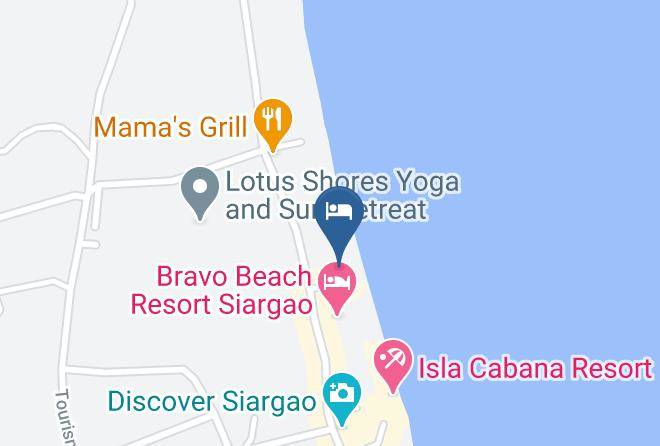 Kaza Siargao Boutique Hotel Map