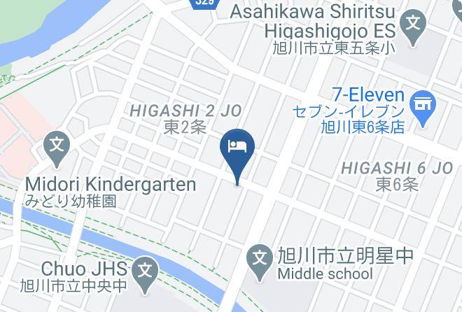 Asahikawa City - Kazabana Maps