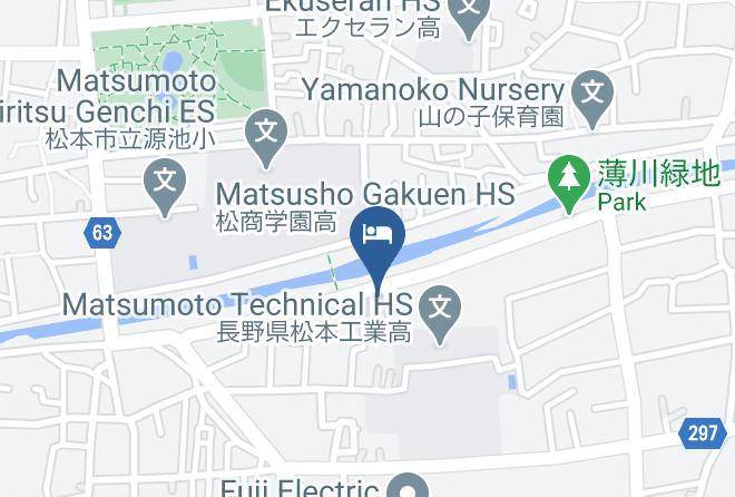 Matsumoto City - Kaze No Yasuyado Maps