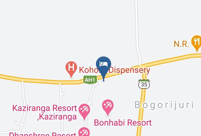 Bokakhat - Kaziranga Resort Green Reed Maps