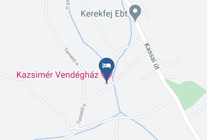 Kazsimer Vendeghaz Map
