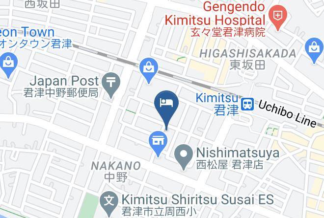 Kimitsu City - Kazusa Hotel Maps