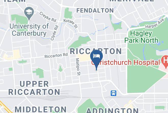 Christchurch - Kea Lodge Christchurch Holiday Homes Maps
