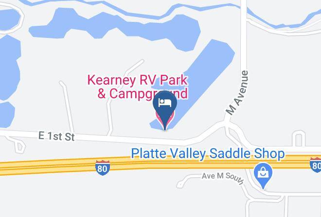 Buffalo - Kearney Rv Park Maps