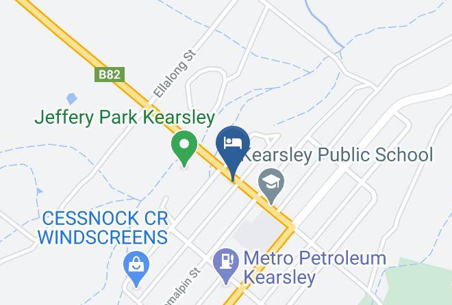 Kearsley Hotel Map
