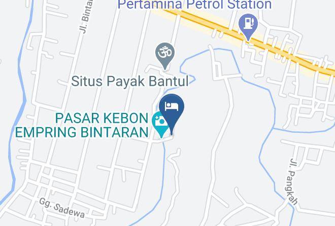 Bantul Regency - Kebon Pring Floating Resort & Market Maps