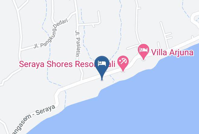 Karangasem Regency - Kebun Impian Restoran N Bungalows Maps
