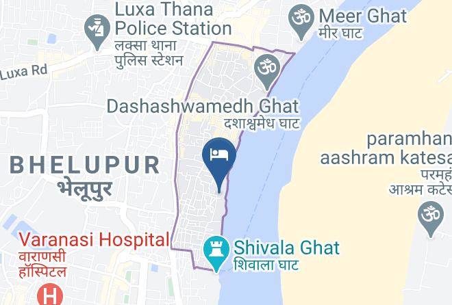 Varanasi - Kedareswar Bed And Breakfast Maps