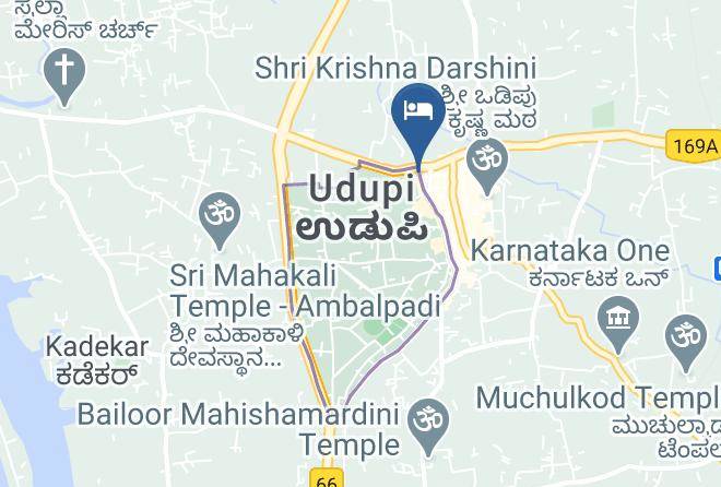 Udipi - Kediyoor Hotels Maps