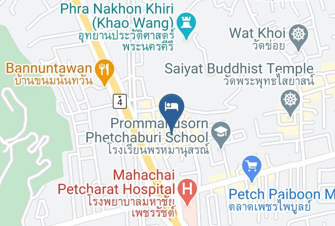 Keeree Boutique Hotel Map - Phetchaburi - Amphoe Mueang Phetchaburi
