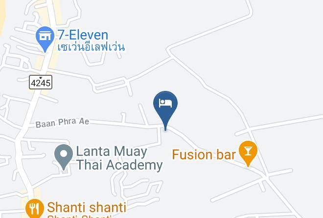 Amphoe Ko Lanta - Keereelay Lanta Resort Maps