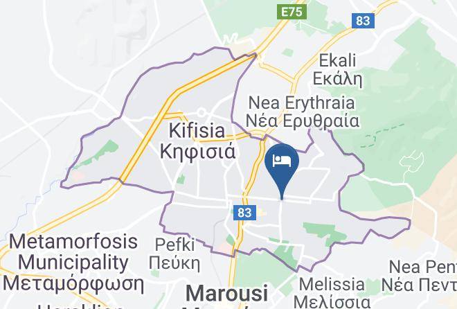 North Athens - Semiramis Hotel Maps