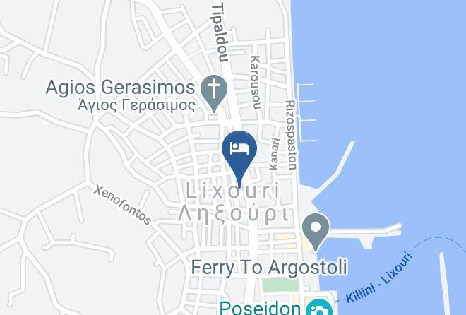 Kefallinia - Kefalonia Beach Hotel & Bungalows Maps