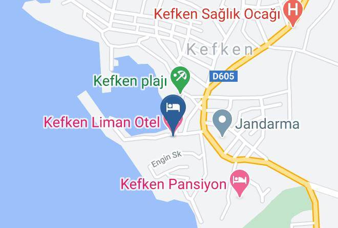 Kandira - Kefken Liman Otel Maps