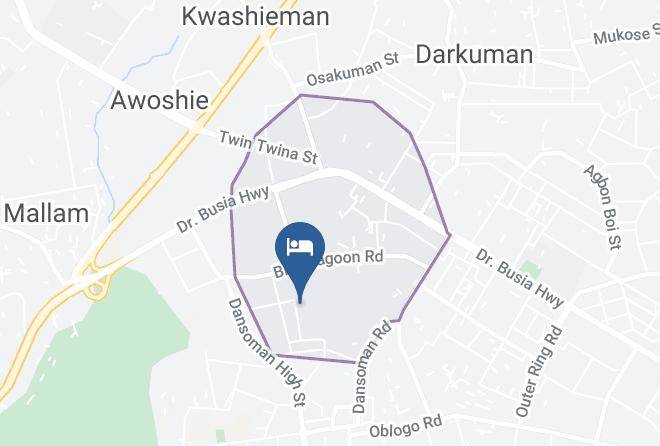 Accra - Kegali Hotel Maps
