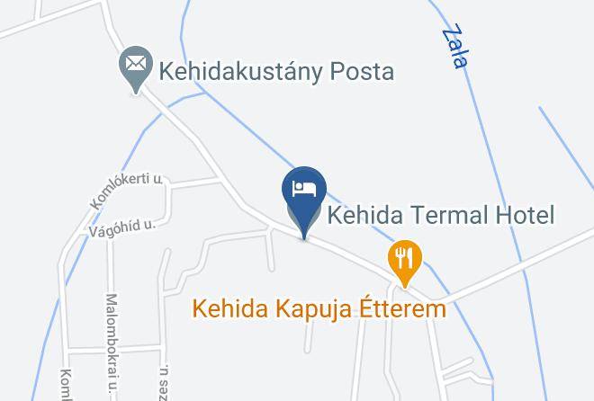 Kehidakustany - Kehida Termal Hotel Maps