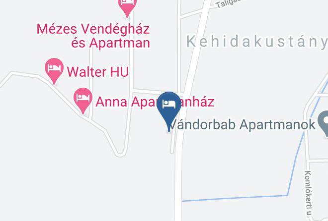 Kehidakustany - Agoston Vendeghaz Maps