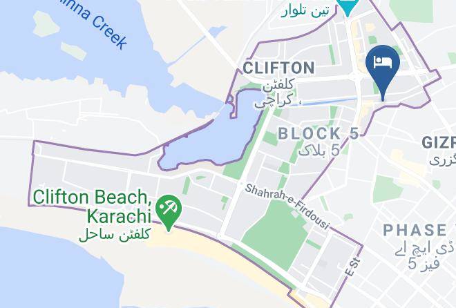 Karachi - Kehkashan Accommodation Maps