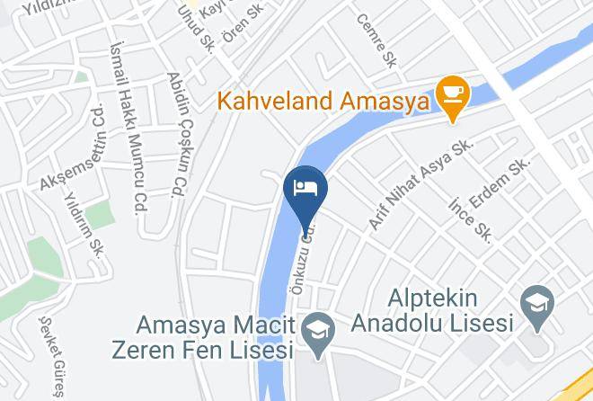 Amasya Gokdere - Kehribar Otel & Cafe Restaurant Maps