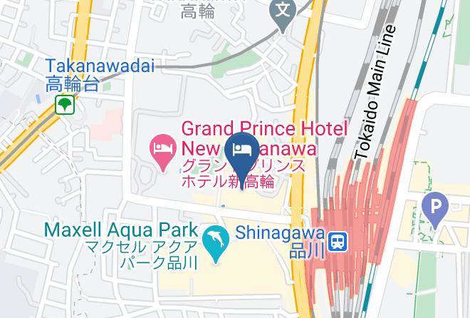 Minato Ward - Keikyu Ex Hotel Shinagawa Maps