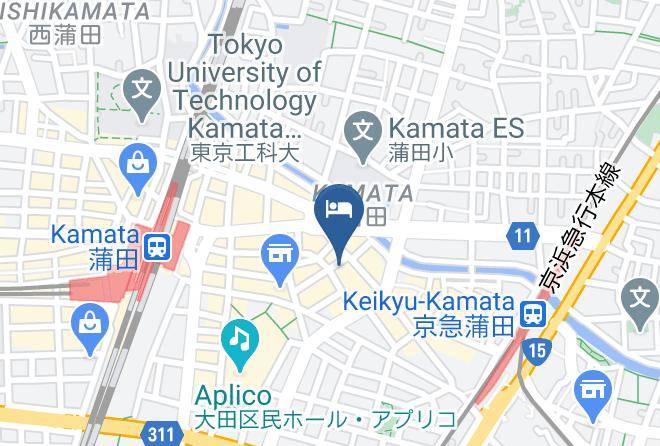 Ota Ward - Keikyu Ex Inn Kamata Maps