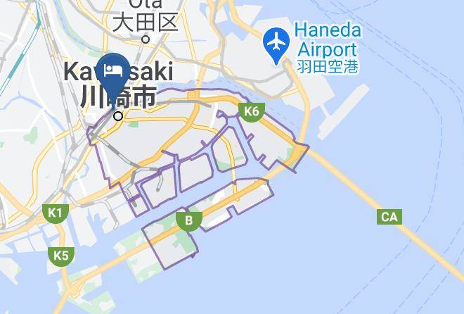 Keikyu Ex Inn Keikyu Kawasaki Station Map