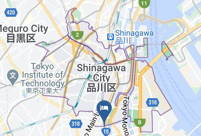 Shinagawa Ward - Keikyu Ex Inn Omorikaigan Maps
