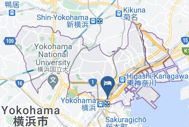Yokohama City Kanagawa Ward - Keikyu Ex Inn Yokohama Station East Exit Maps