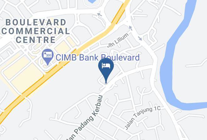 Bahagian Miri - Kein Corner Homestay Miri Maps