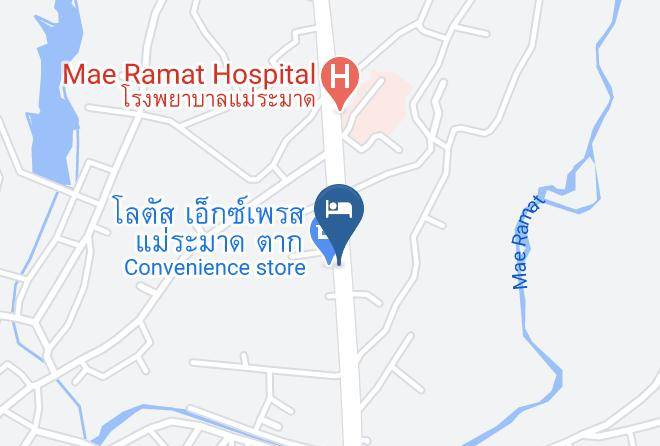 Amphoe Mae Ramat - Keingtawan Resort Maps