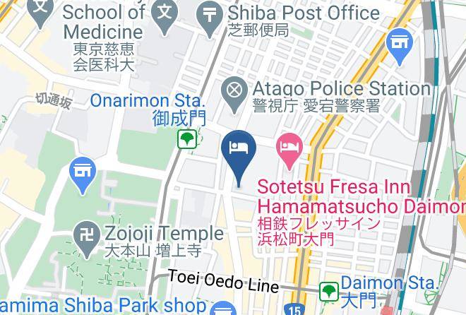 Minato Ward - Keio Presso Inn Hamamatsucho Maps