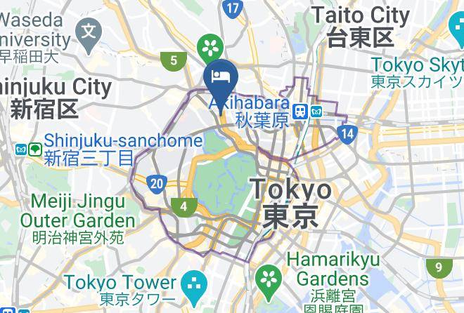 Chiyoda Ward - Keio Presso Inn Kudanshita Maps