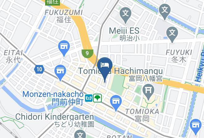 Koto Ward - Keisei Richmond Hotel Tokyo Monzennakacho Maps