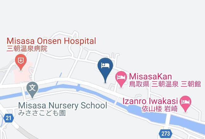 Misasa Towntohaku District - Keisenkaku Maps