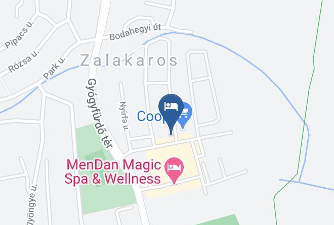 Zalakaros - Keknefelejcs Vendeghaz Maps