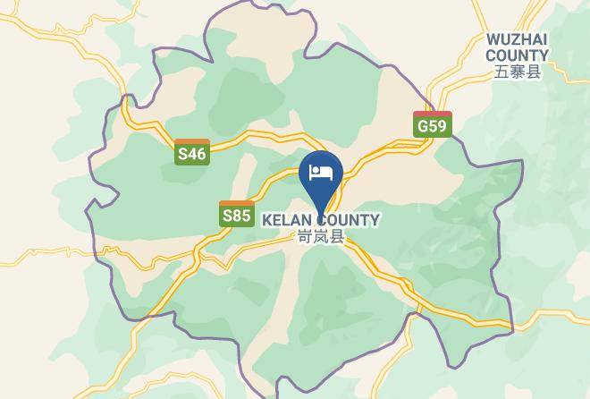 Xinzhou - Kelan Hotel Maps