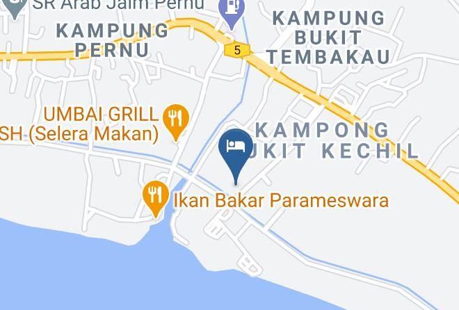 Jasin District - Kelana Homestay Umbai Maps