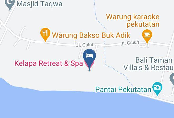 Jembrana Regency - Kelapa Retreat & Spa Maps
