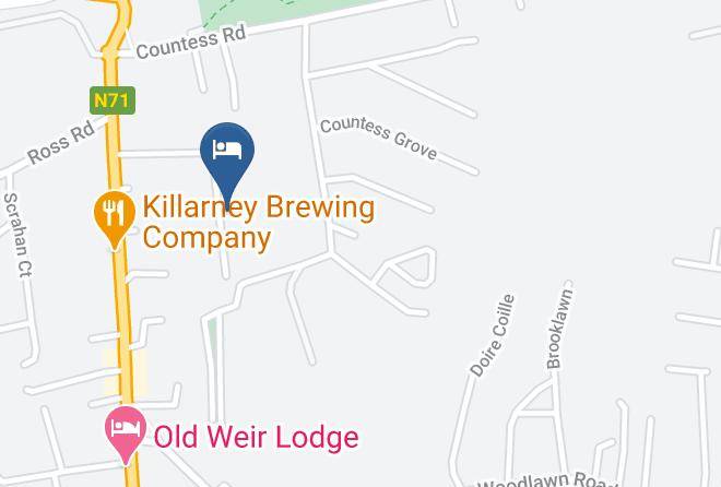Killarney - Kelare Lodge B&b Maps