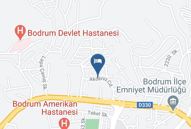 Bodrum - Kelebek Evler Maps