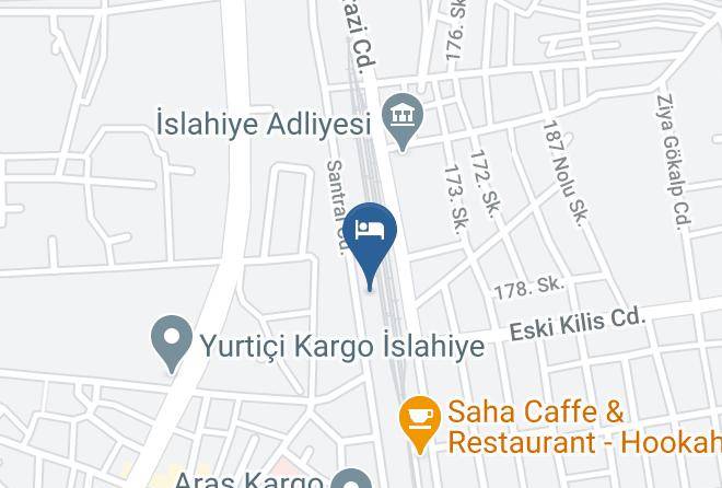 Islahiye - Kelebek Otel Maps