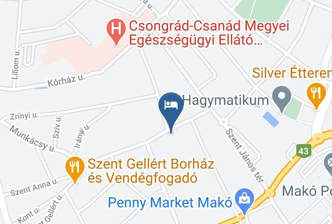 Mako - Kelemen Haz Etterem Panzio Es Szabadidokozpont Maps