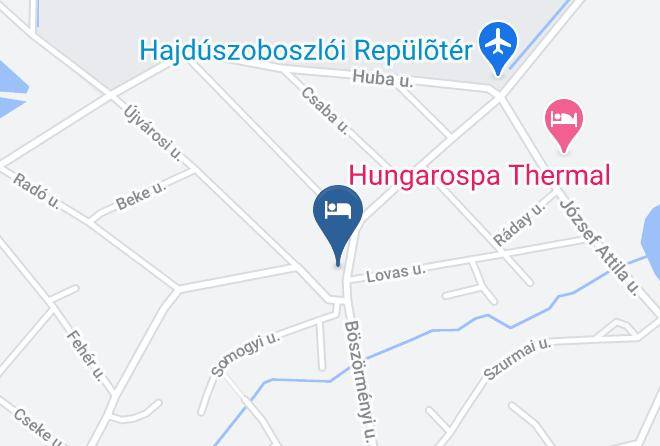 Hajduszoboszlo - Keller Vendeghaz Maps
