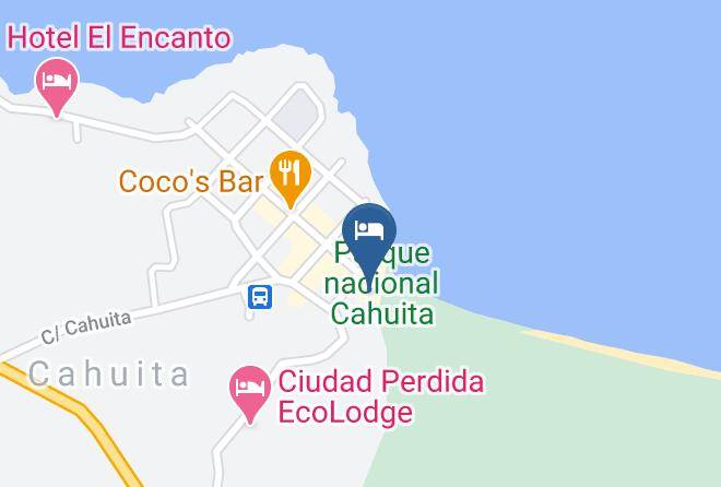 Talamanca - Kelly Creek Hotel Maps