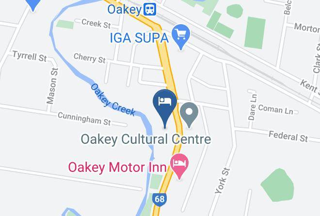 Toowoomba - Kellys Motel Oakey Maps