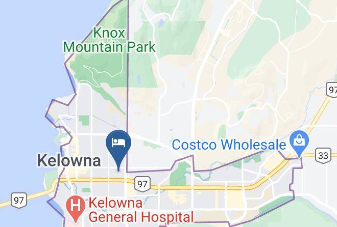 Central Okanagan - Kelowna Bed And Breakfast Maps
