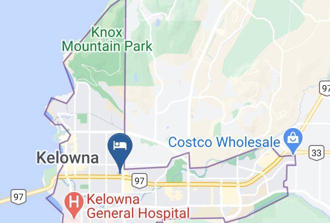 Central Okanagan - Kelowna Inn And Suites Maps